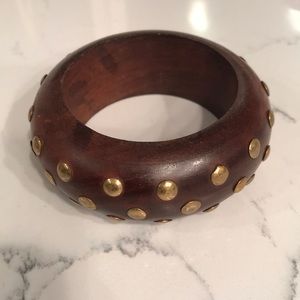 Wooden Studded Bangle